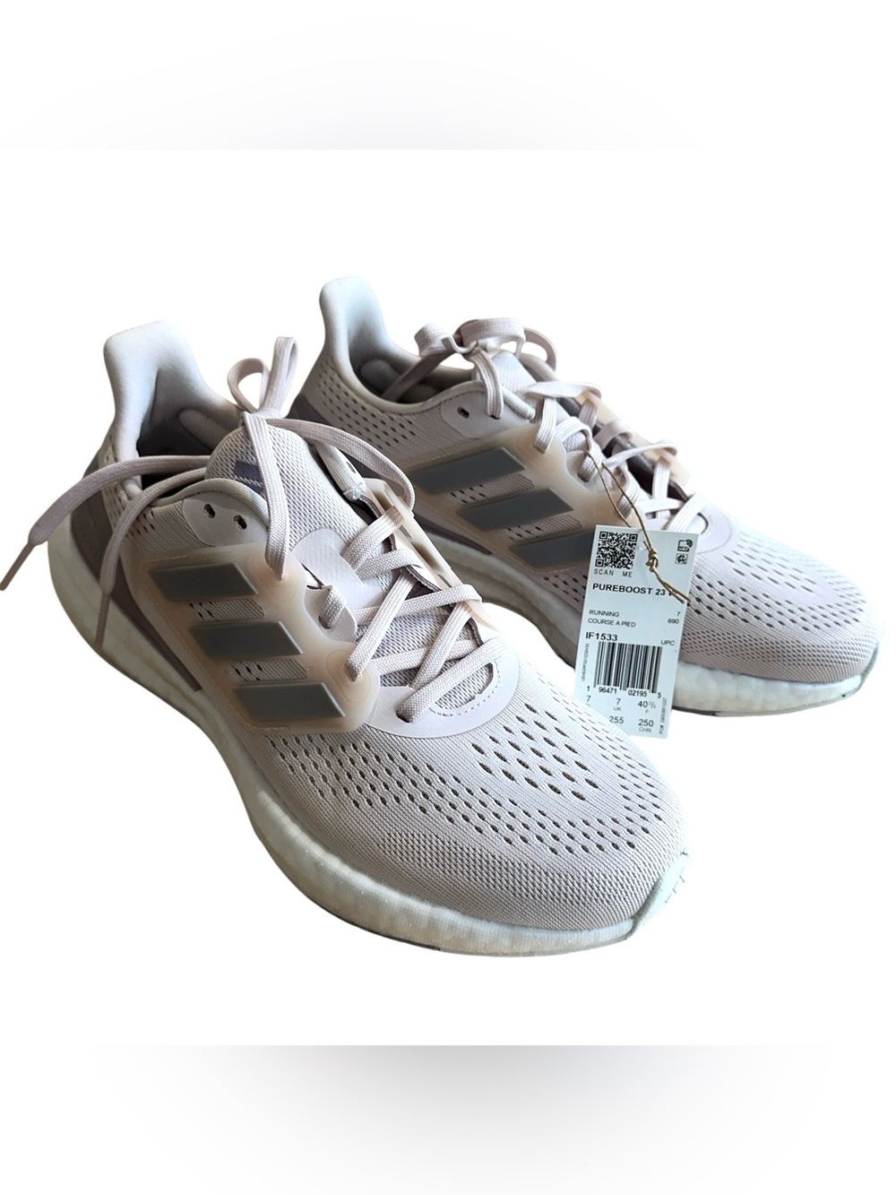 adidas Women's PureBoost 23 Running Shoes Mauve/Wonder Taupe